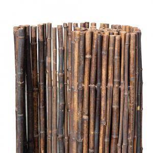 Bamboerol zwart H180xL180 cm