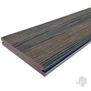 Vlonderplank Composiet Eva-Last Driftwood Dark Apex Clipbevestiging 24x190mm