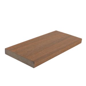 Composiet kantplank houtstructuur 23x138x3000mm Teak