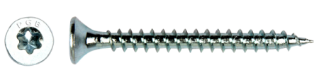 Spaanderplaatschr. verzinkt 5x40 T-25 (200 st)